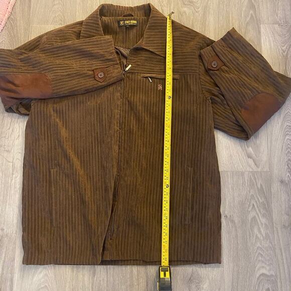 Stacy Adams Men's 2 Pieces Suit Corduroy Zippered Jacket Size 2XL Pants 36 - Picture 5 of 12